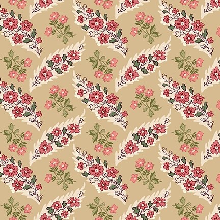 3361-44 Floral Leaf Cream 3361-44 - фото 6948