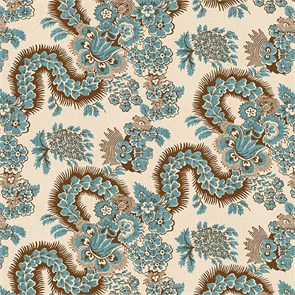3366-73 Diagonal Serpentine Blue Brown 3366-73