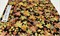 Metallic Leaf Toss - Black 7773M-12 Листья на черном 7773M-12 - фото 1260