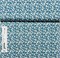 12253 Белые цветочки на бирюзовом 12253 - фото 4252