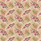 3361-44 Floral Leaf Cream 3361-44 - фото 6948