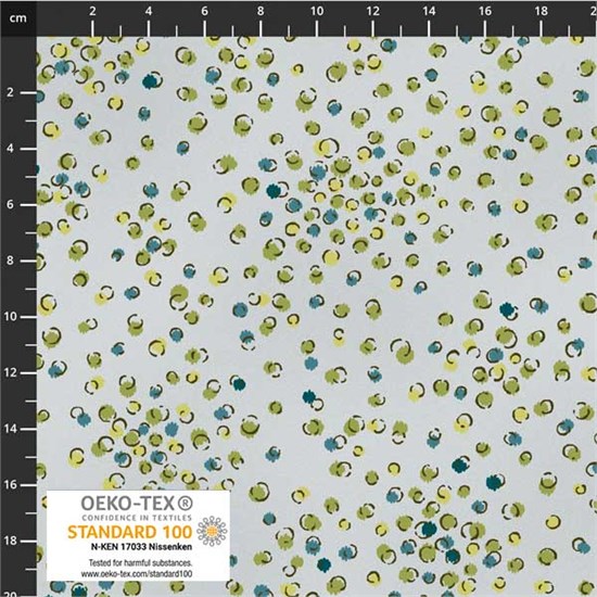 4514-127 Colour Rhythm Dots Green 4514-127 - фото 5234