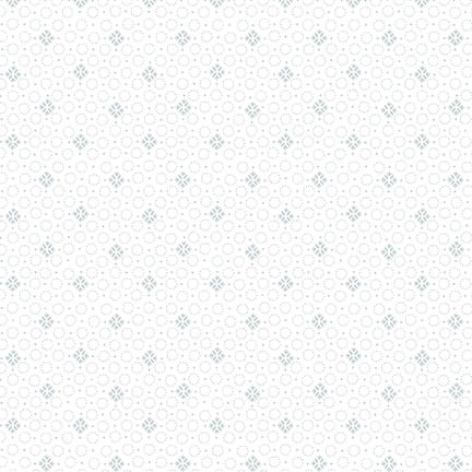 8010-01W Diamond Ditsy White On White Fabric белое на белом 8010-01W - фото 6509