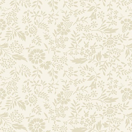 8012-44W  Tan Stylized Leaves & Vines бежевый 8012-44W - фото 6521