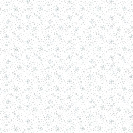 8015-01W  Dotted Ditsy White On White белое на белом 8015-01W - фото 6533