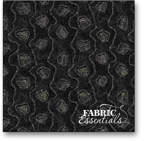 1803-98719-992 - Lockwood Manor Organic Stripe Black 1803-98719-992