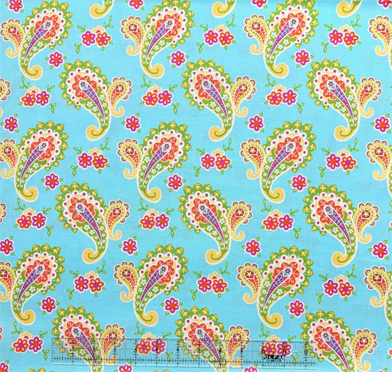 CX7505-MIST-D Пейсли на бирюзовом CX7505-MIST-D