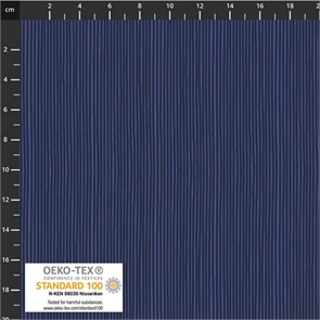 4513-641 Quilters Basic Twist Stripe Navy 4513-641