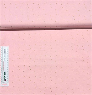 SC650 PINK Золотые крестики (глитер) на холодном розовом SC650 PINK