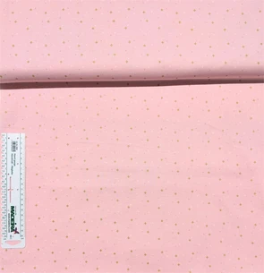 SC650 PINK Золотые крестики (глитер) на холодном розовом SC650 PINK