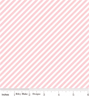 C7931 pink Косые полоски розовые на белом C7931 pink