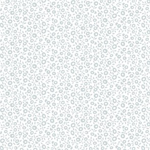 8011-01W Abstract Flower White On White Fabric белое на белом 8011-01W