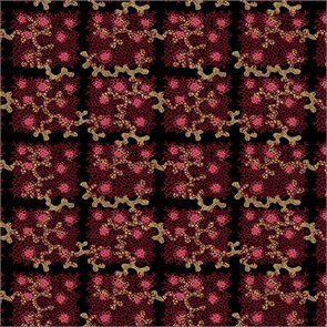 3362-88 Coral Plaid Burgundy 3362-88