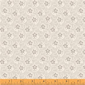 52566-4 Узор из цветочков  на бежевом 52566-4