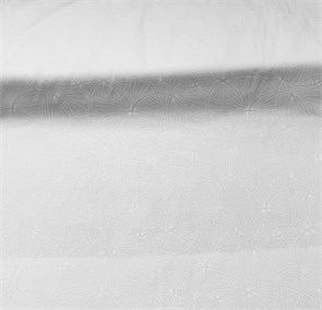 23915 Simply neutral White/White Abstract Lily Pads 23915