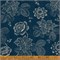 52564-1 Цветы на синем 52564-1